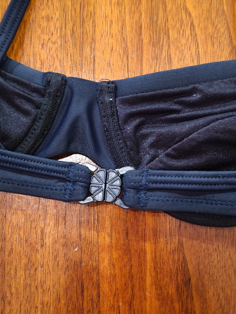 Vintage Gottex Navy Stripe High-Waist Bikini Set Size 8 Chic Nautique - Picture 12 of 14